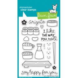 Lawn Fawn Let's Roll stamp set